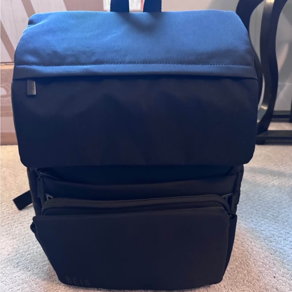 BEIS Black Baby Bag Backpack